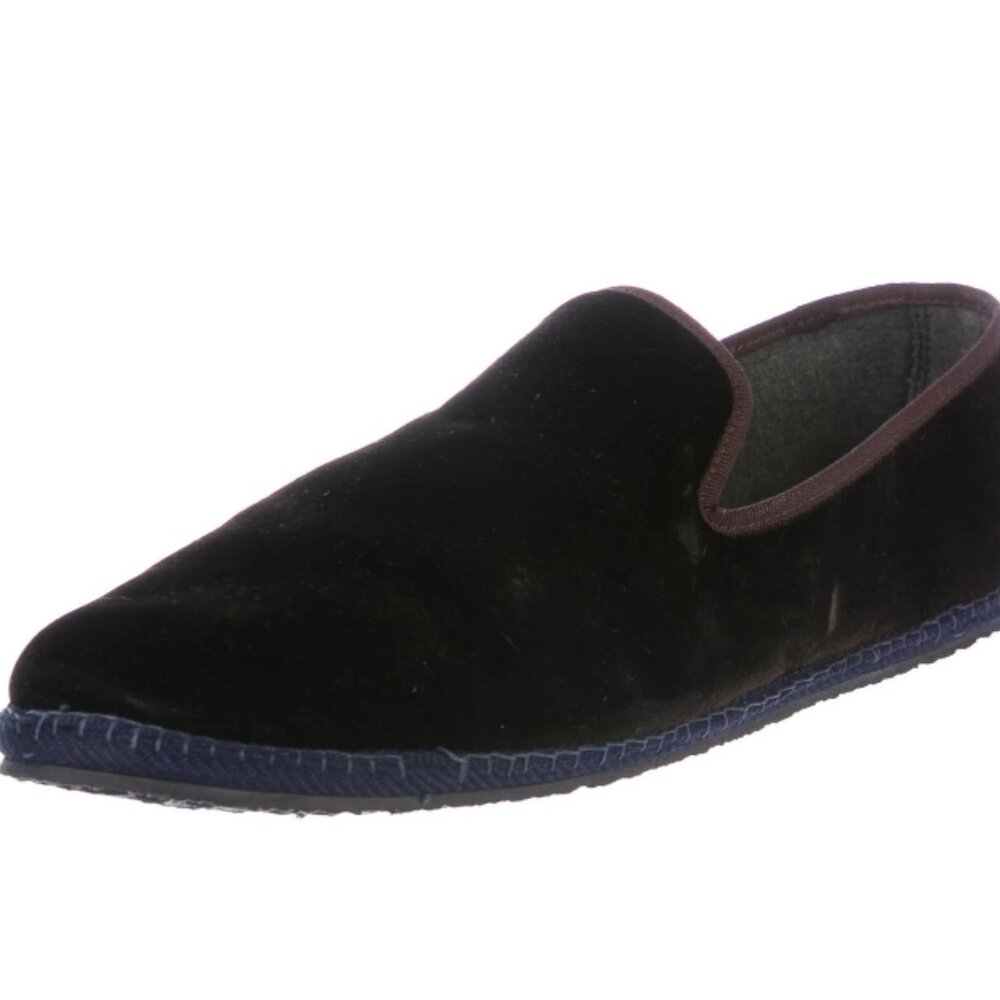 Salvatore Ferragamo Men's Brown Velvet Slip-Ons